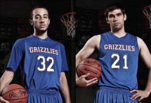 12 bb all region Grizzly Basketball sophomores Gage Wooten, left, and Nathane Simniok have been named to the 2011-12 NJCAA All-Region 16 Team.