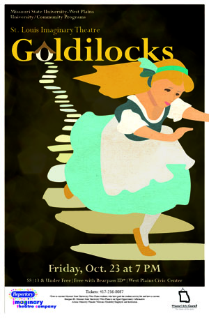 The Imaginary Theatre Company's production of 'Goldilocks' will take the West Plains Civic Center stage Oct. 23.