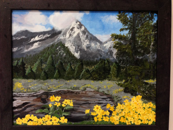 THIS TWO-DIMENSIONAL acrylic painting created by Jenna Collier of Glenwood School took best of show honors at the 2014 Art Around Town exhibit. This year’s event is set for April 8-19 at the Gallery on the Mezzanine at the West Plains Civic Center and is being hosted by the Missouri State University-West Plains University/Community Programs (U/CP) Department. (Photo provided)
