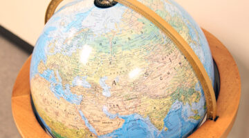 Image of a world globe
